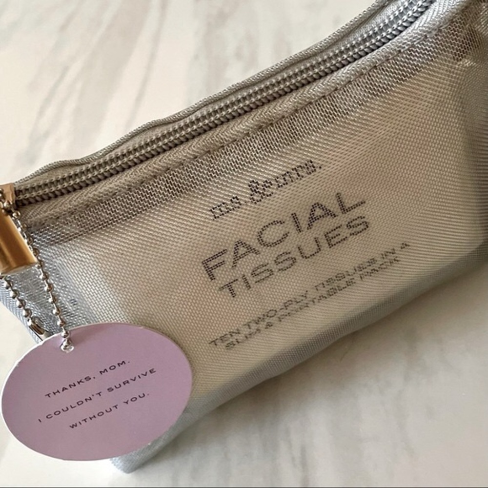 Mom’s Bag of Essentials! Silver bag Gift for Mom, Mothers Day, Birthday, wedding